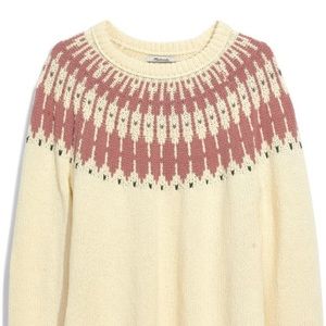 Madewell Keaton fair isle sweater